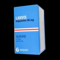 Ланвис (Тиогуанин) таблетки 40мг 25шт в Нефтекамске и области фото