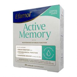 Эфамол Брейн Мемори Актив / Efamol Brain Active Memory капсулы №30 в Нефтекамске и области фото